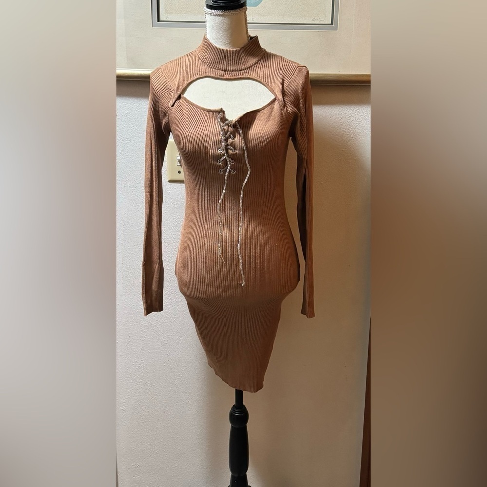 SAY What long sleeve dress